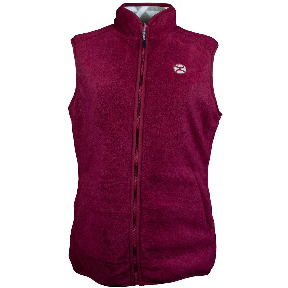 Hooey Ladies Reversible Fleece Vest