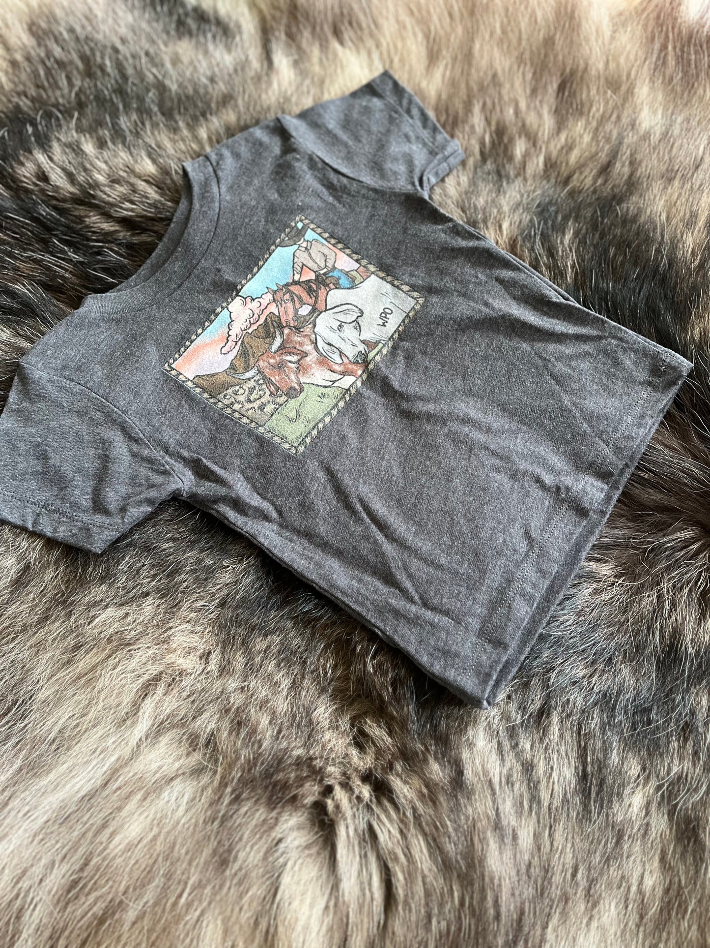 Graphite Little Rancher Toddler Tee size 2T