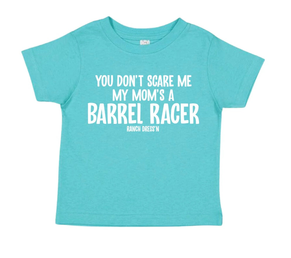 "My Mom's a Barrel Racer" Youth/Toddler Tee by Ranch Dress'n