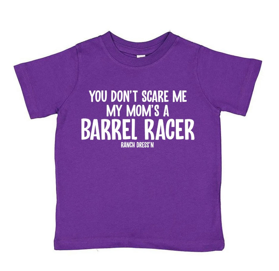 "My Mom's a Barrel Racer" Youth Tee by Ranch Dress'n